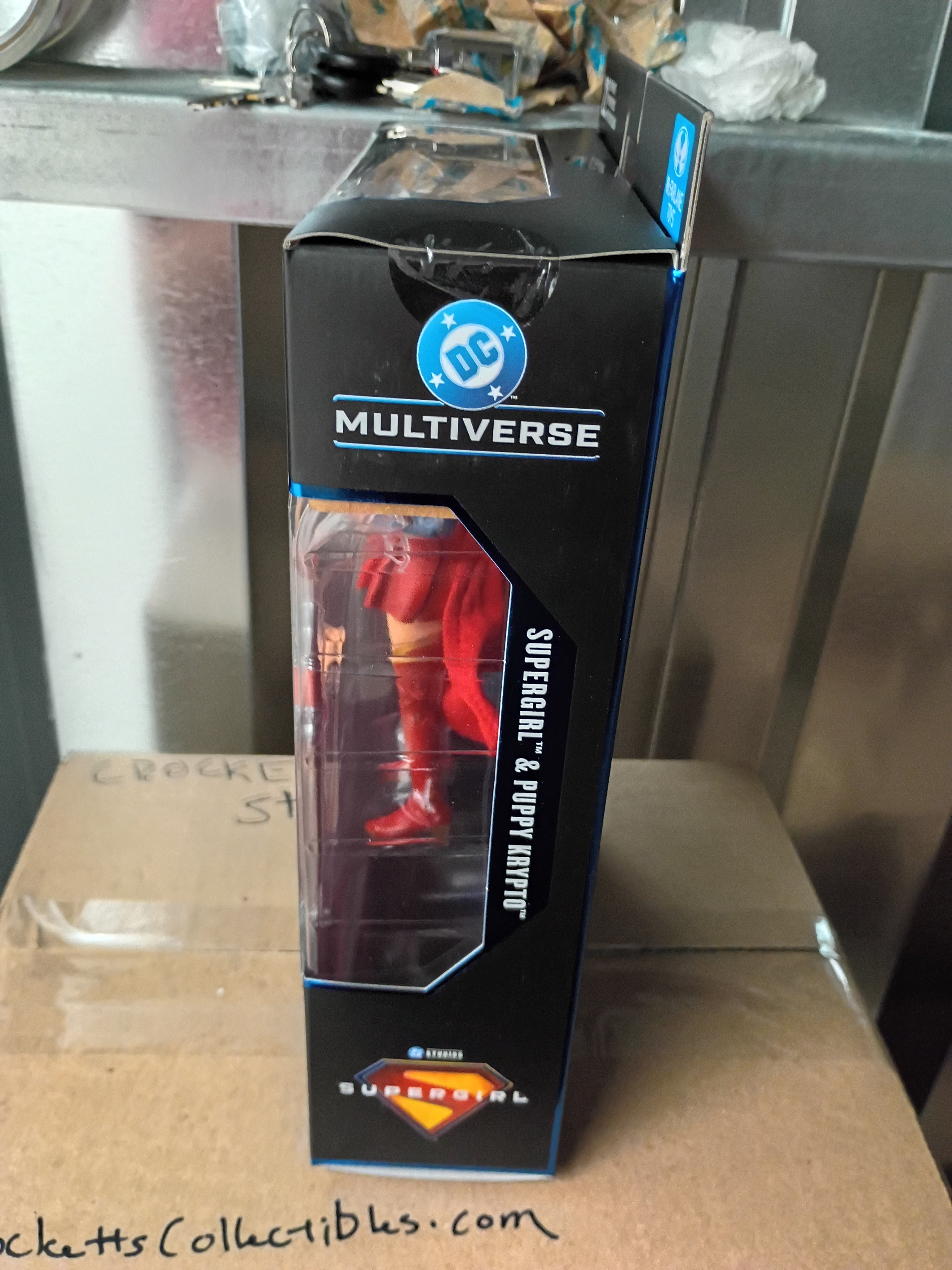 DC Multiverse Deluxe Theatrical Edition Wave 4 Supergirl Movie Supergirl and Baby Krypto 7-Inch Scale Action Figure