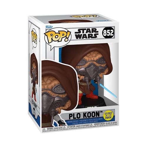 Star Wars The Clone Wars Plo Koon Glow-in-the-Dark Funko Pop! Vinyl Figure #852