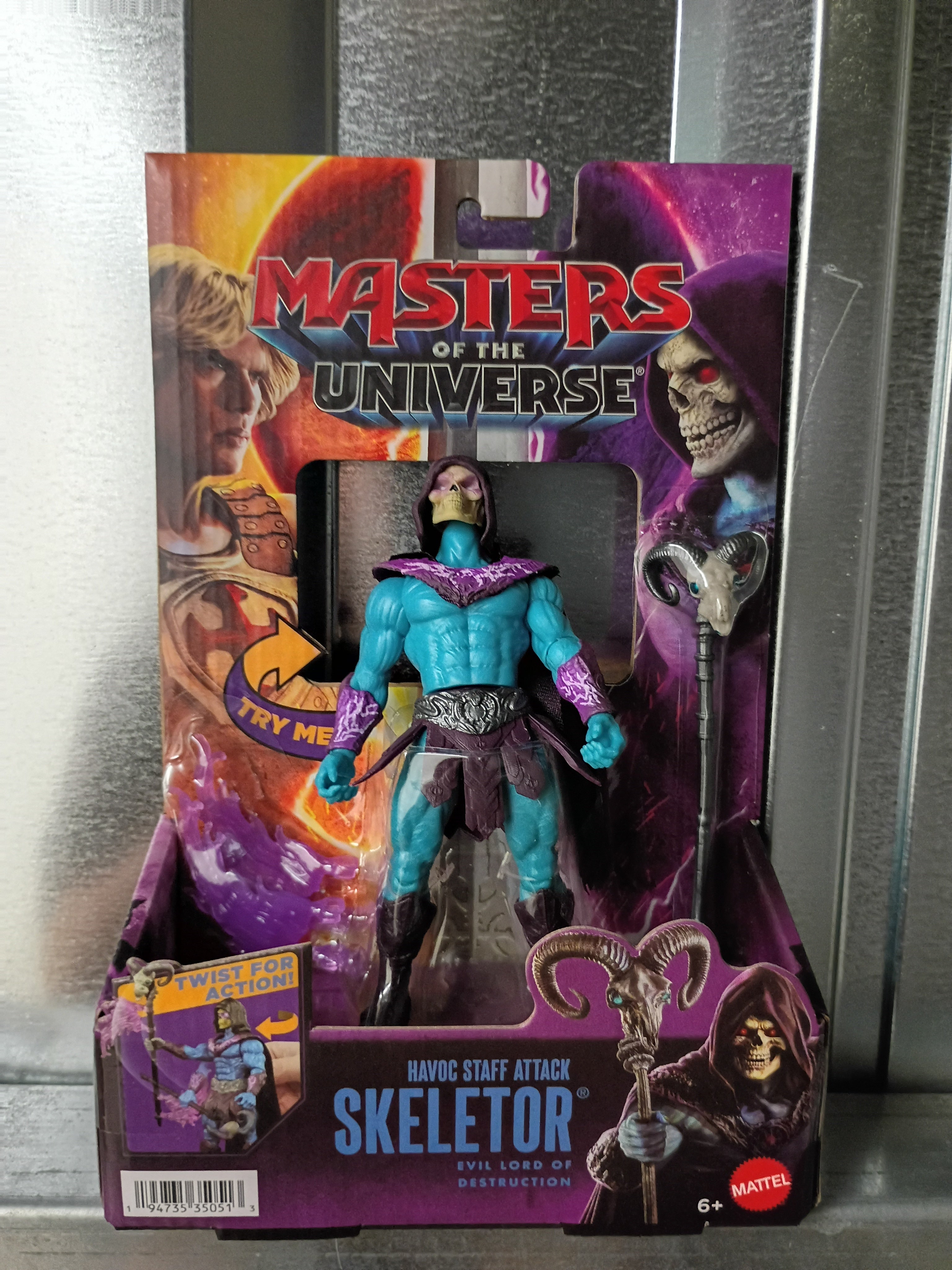 Masters of the Universe 2026 Kid Feature Wave 1 Skeletor Havoc Staff Attack Action Figure