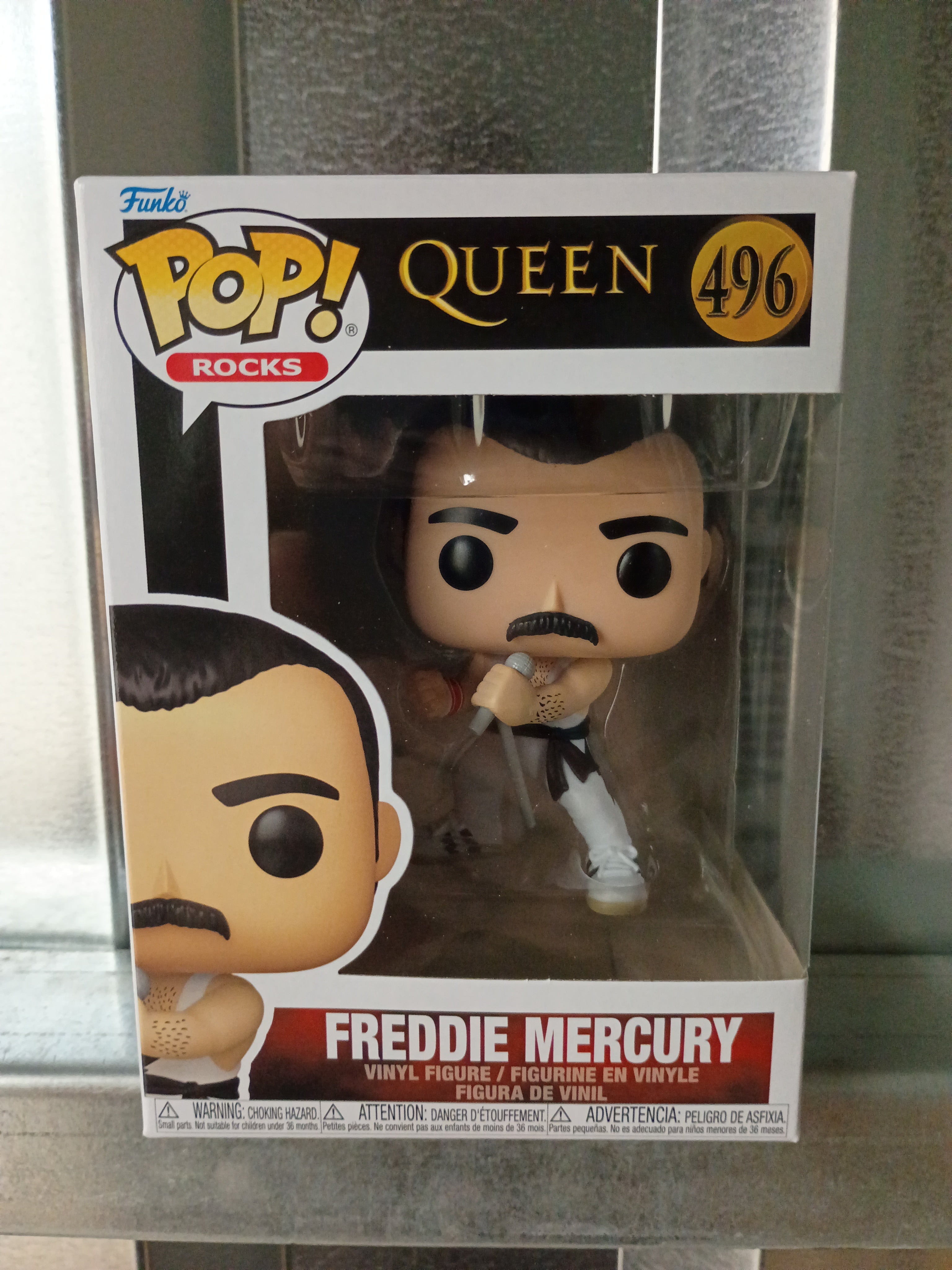 Freddie Mercury White Singlet Collectible Vinyl Figure