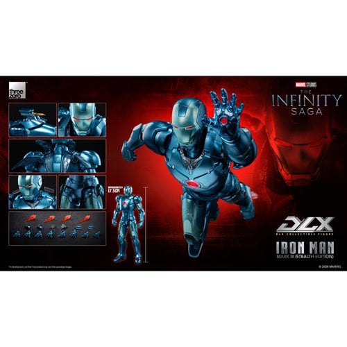 Marvel Studios: The Infinity Saga Iron Man Mark 3 Stealth Edition DLX Action Figure