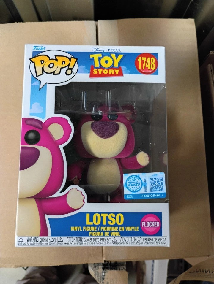Toy Story Lotso Flocked Funko Pop! Vinyl Figure #1748 - Specialty