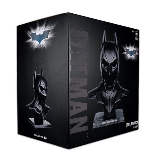 DC Direct The Dark Knight 2008 Batman 1:1 Scale Cowl Replica