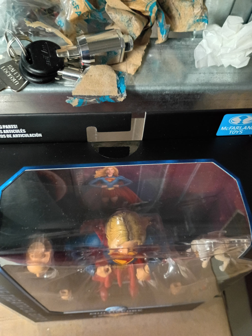 DC Multiverse Deluxe Theatrical Edition Wave 4 Supergirl Movie Supergirl and Baby Krypto 7-Inch Scale Action Figure