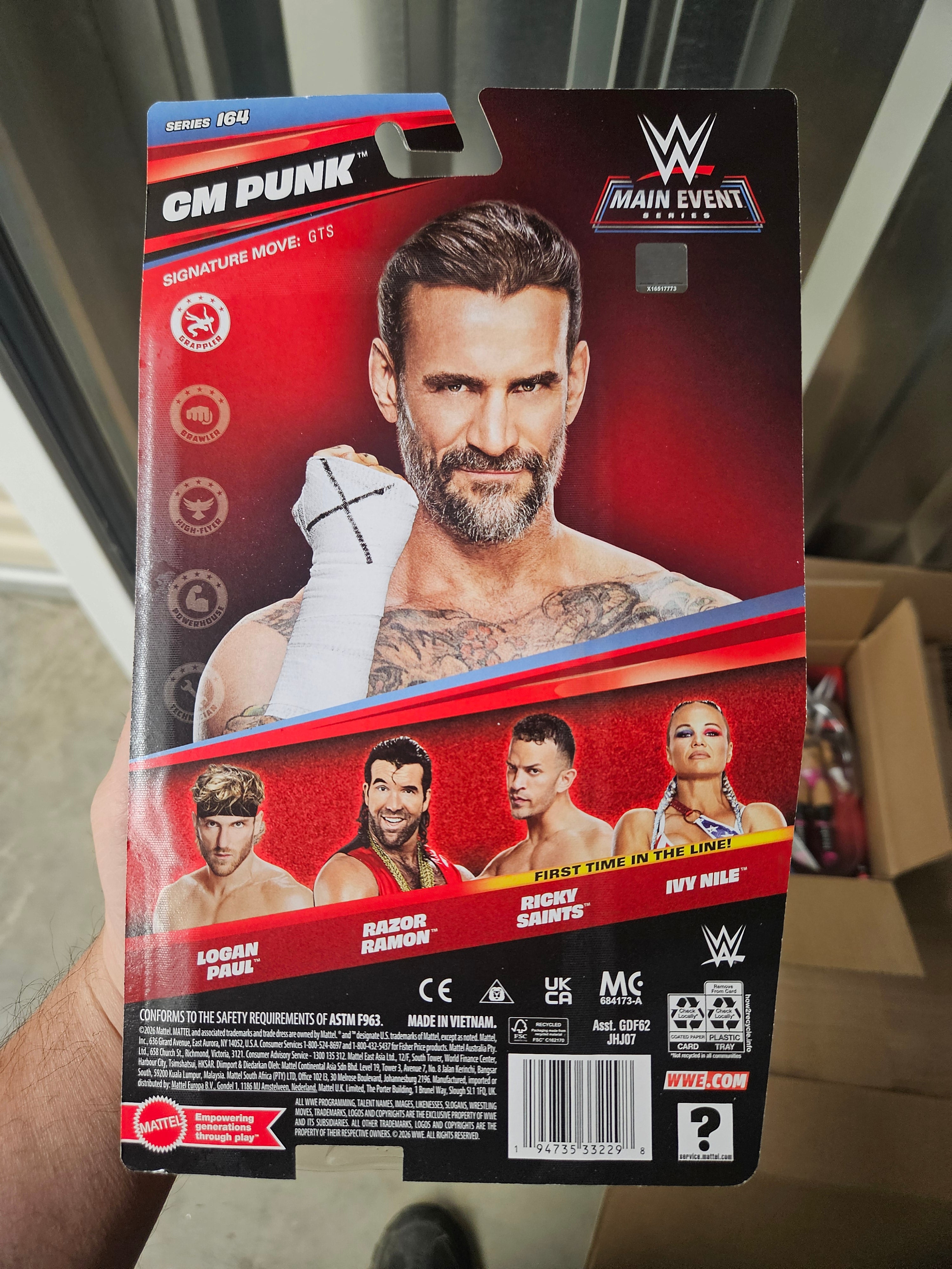 WWE Main Event Series 164 CM Punk Action Figure
