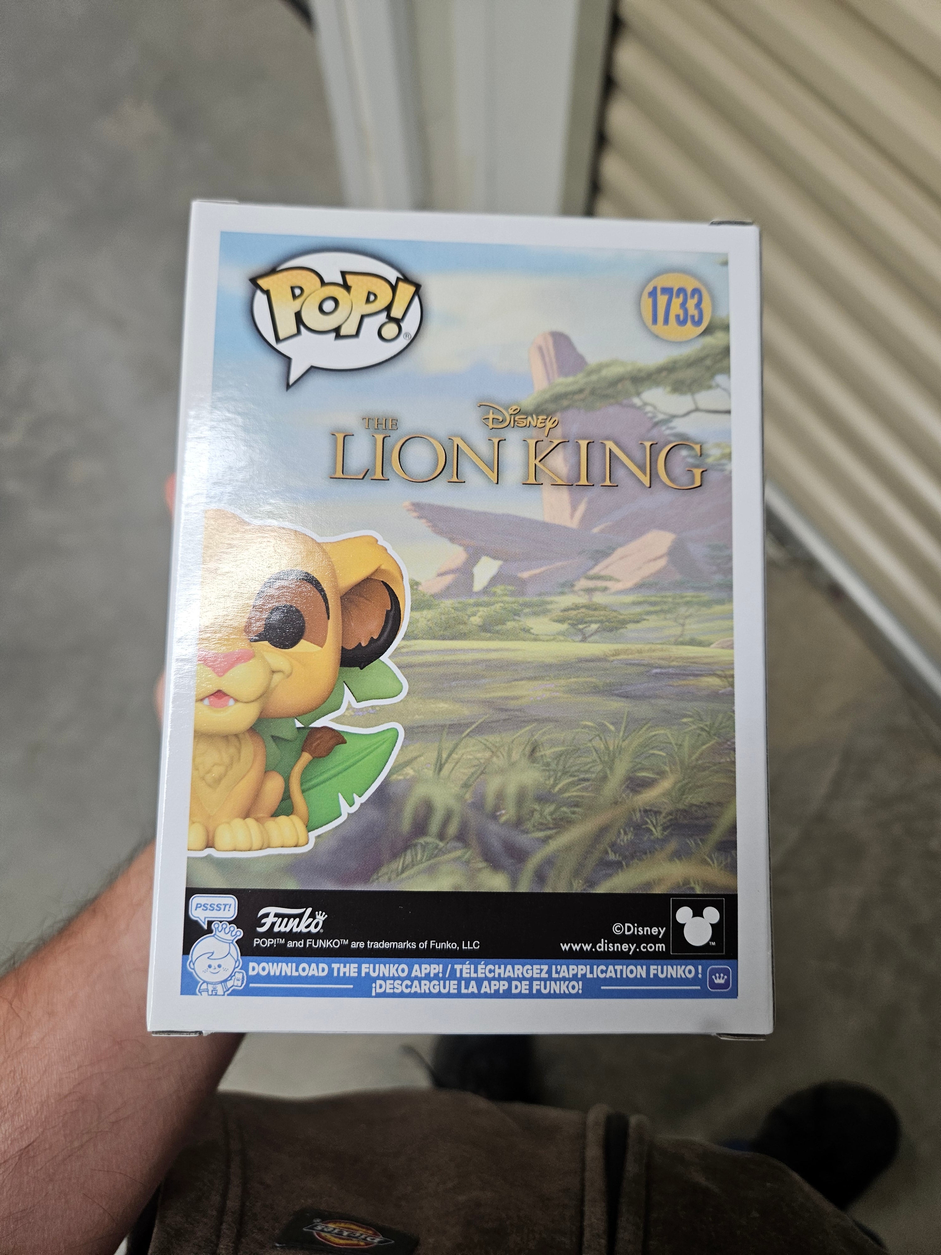 The Lion King Simba Funko Pop! Vinyl Figure #1733 - Specialty