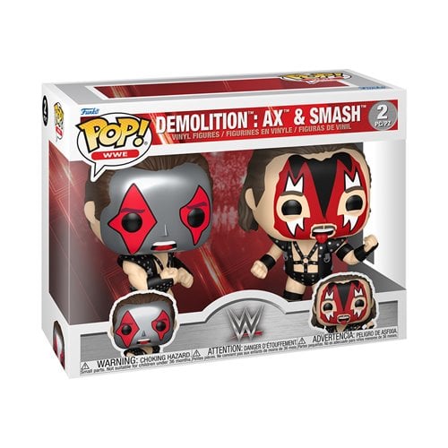 WWE Demolition: Ax & Smash Metallic Funko Pop! Vinyl Figure 2-Pack