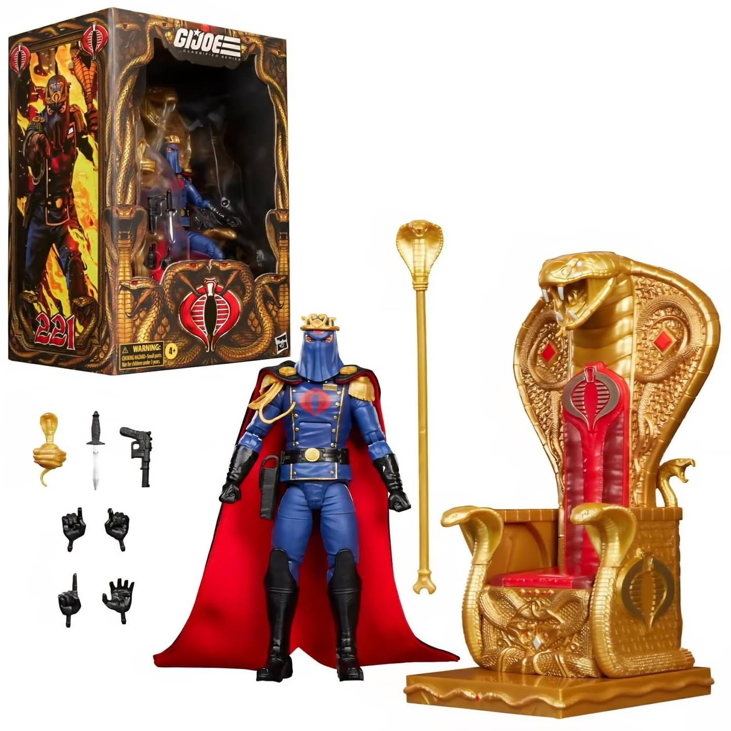 G.I. Joe Classified Series Deluxe Cobra Commander Figure