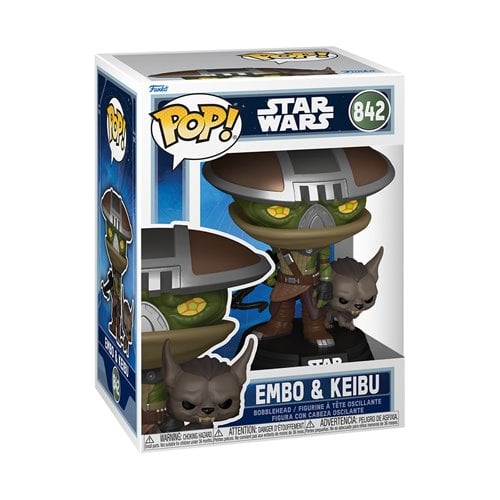 Star Wars: The Mandalorian and Grogu Embo & Keibu (Wave 2) Funko Pop! Vinyl Figure and Buddy #842