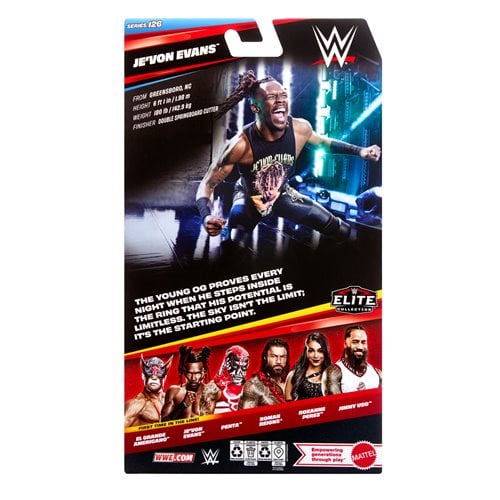 WWE Elite Collection Series 126 Je'Von Evans Action Figure