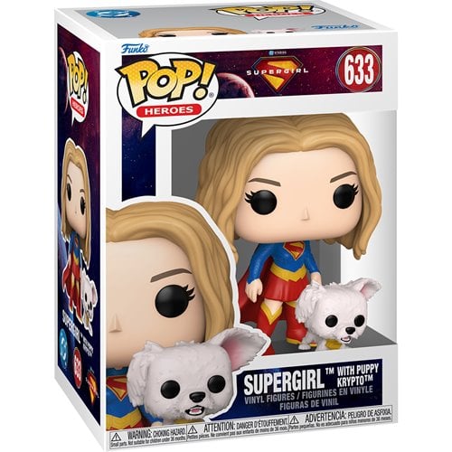 Supergirl (2026) Supergirl with Puppy Krypto Funko Pop! Vinyl Figure and Buddy #633