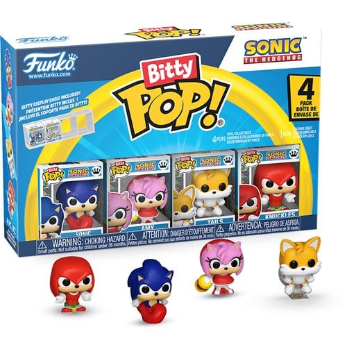 Sonic the Hedgehog Sonic Funko Bitty Pop! Mini-Figure 4-Pack