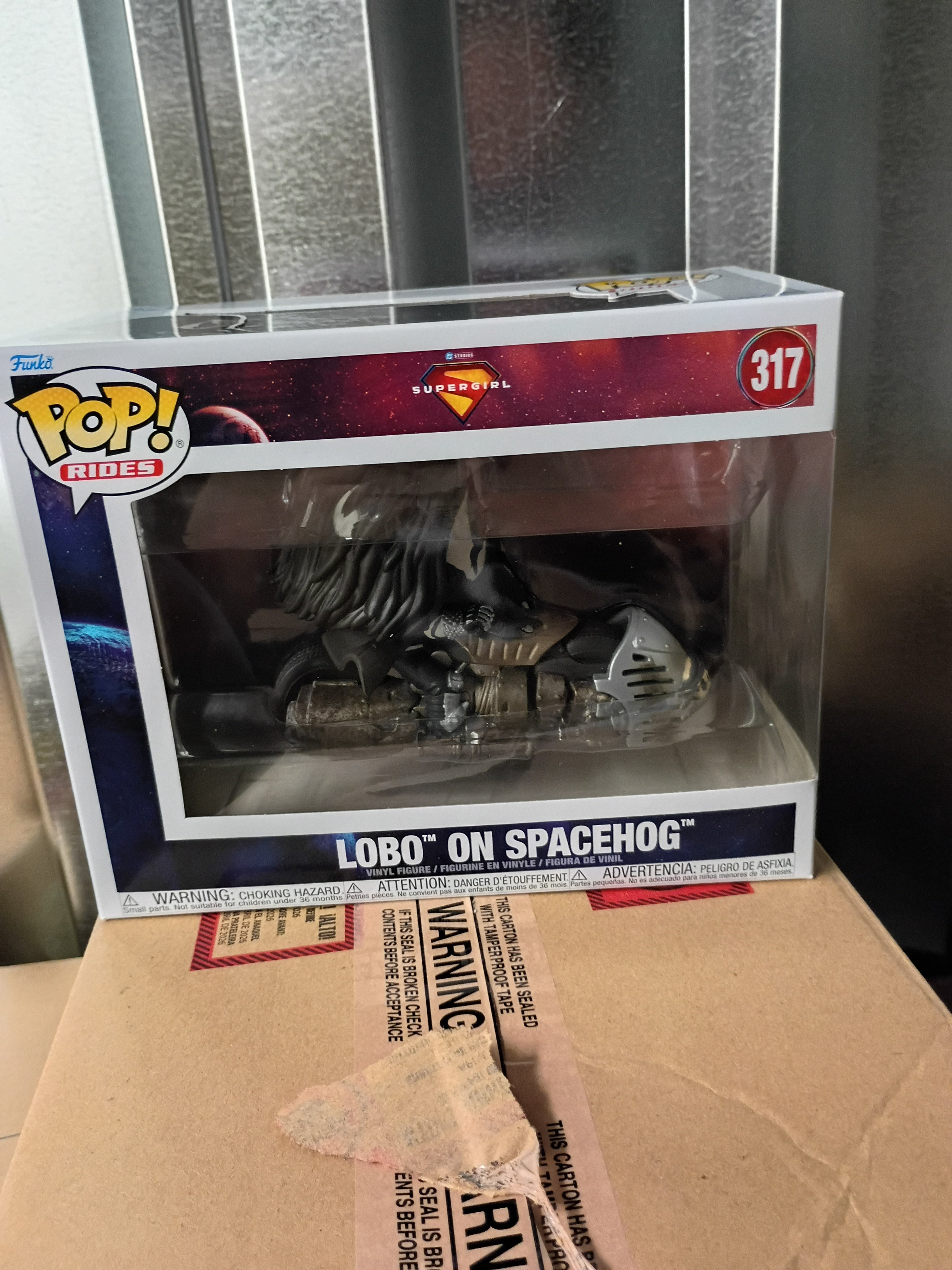 Supergirl (2026) Lobo on The Spacehog Funko Pop! Ride #317