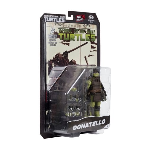 Teenage Mutant Ninja Turtles Page Punchers Wave 4 Donatello Turtles in Time 5-Inch Scale Action Figure with Comic