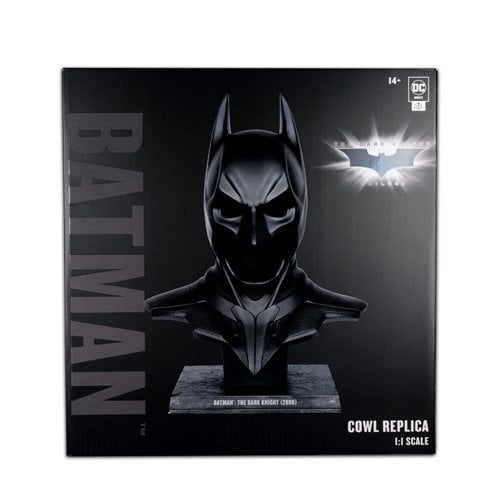 DC Direct The Dark Knight 2008 Batman 1:1 Scale Cowl Replica