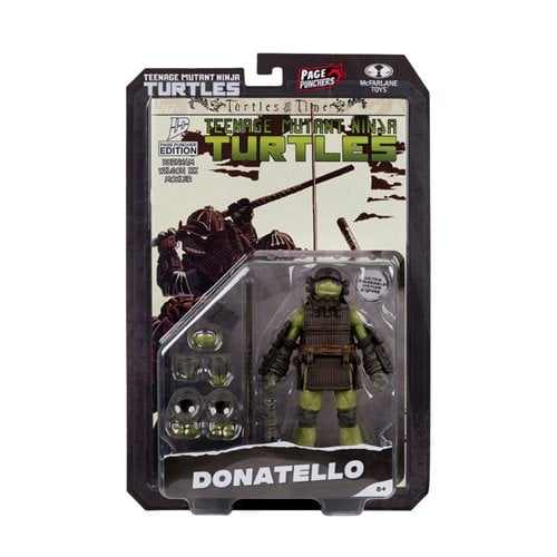 Teenage Mutant Ninja Turtles Page Punchers Wave 4 Donatello Turtles in Time 5-Inch Scale Action Figure with Comic
