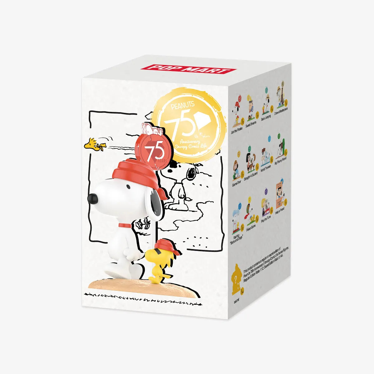 Peanuts 75th Anniversary | Snoopy Comic Life Series Figures