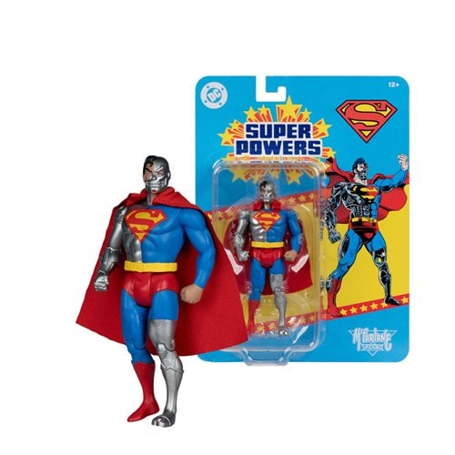 DC Super Powers Wave 13 4 1/2-Inch Scale Action Figure Cyborg Superman - Entertainment Earth Exclusive