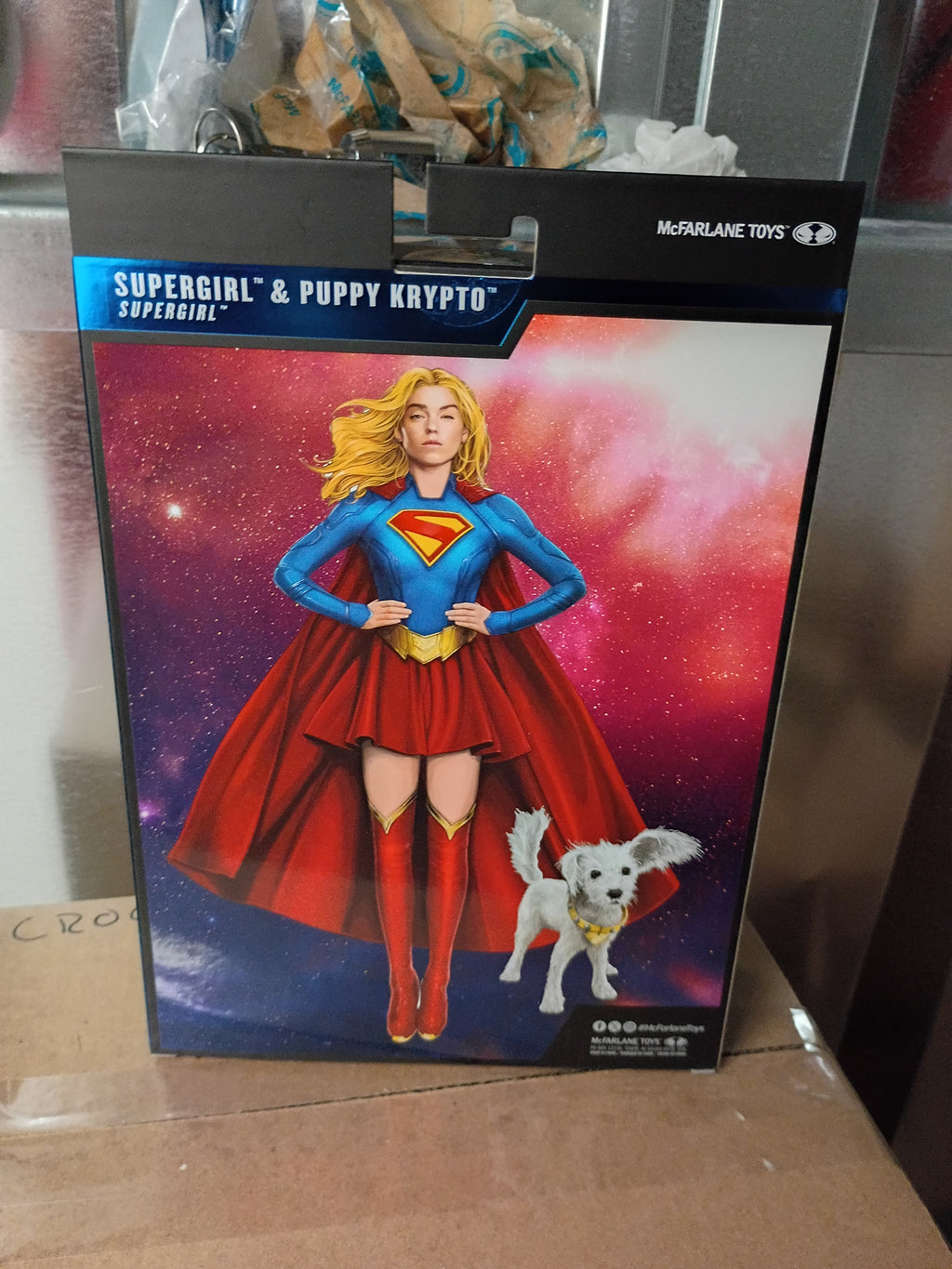 DC Multiverse Deluxe Theatrical Edition Wave 4 Supergirl Movie Supergirl and Baby Krypto 7-Inch Scale Action Figure