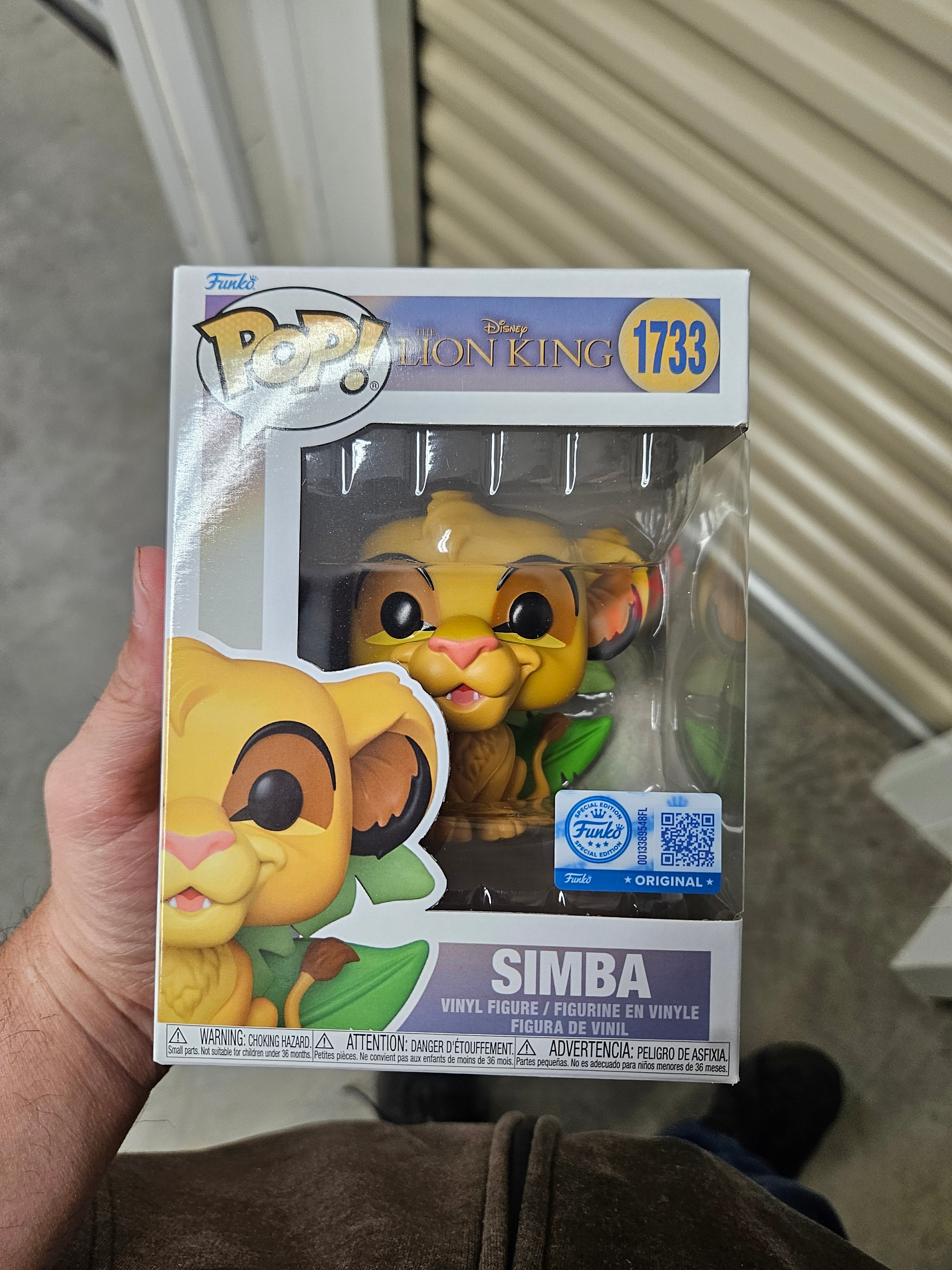 The Lion King Simba Funko Pop! Vinyl Figure #1733 - Specialty