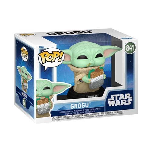 Star Wars: The Mandalorian and Grogu Grogu with Food (Wave 2) Funko Pop! Vinyl Figure #841