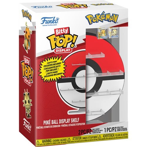 Pokemon Poke Ball Funko Bitty Pop! Display Shelf