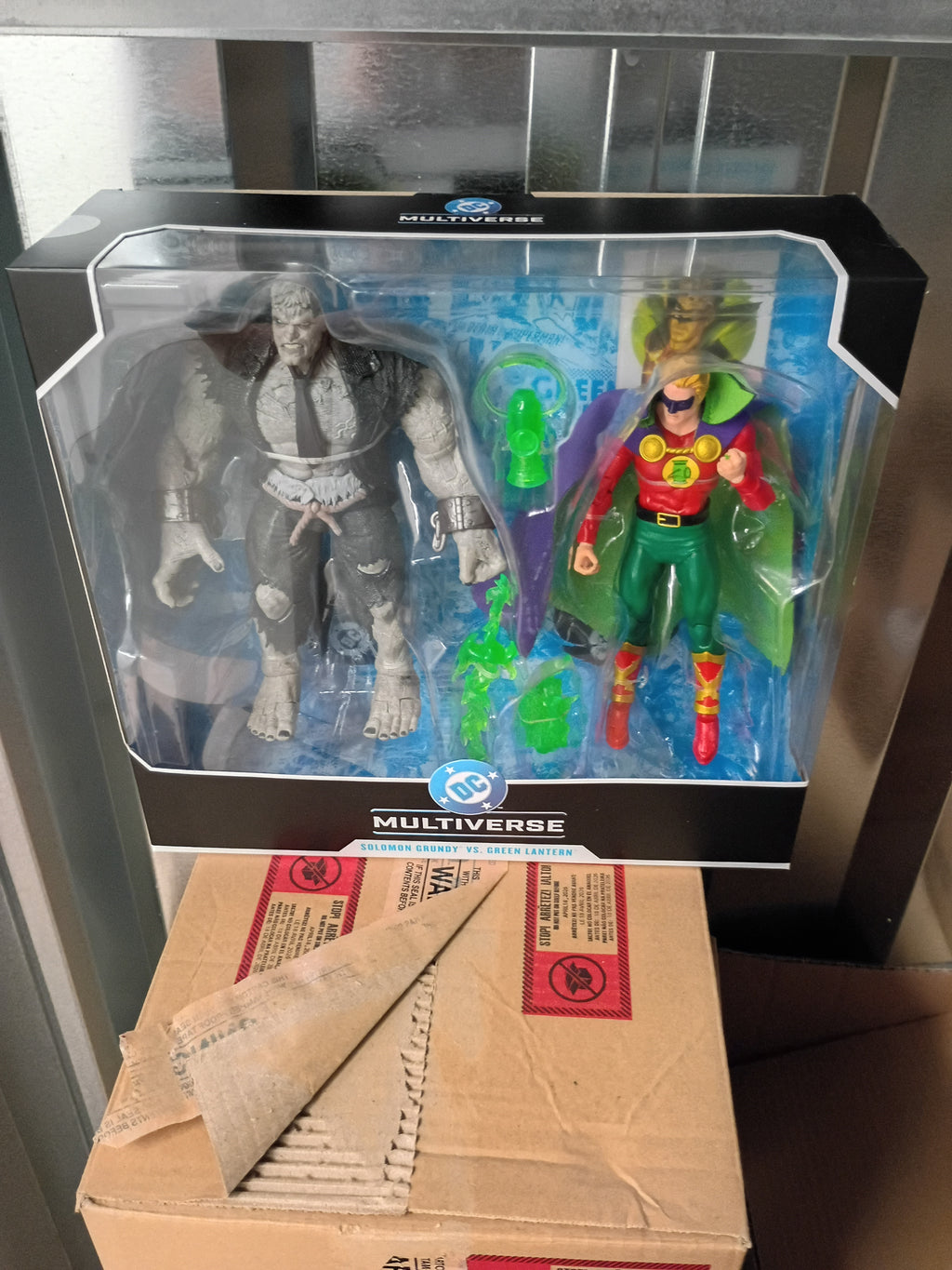 DC Multiverse Green Lantern Justice Society of America vs Solomon Grundy Megafig Action Figure 2-Pack