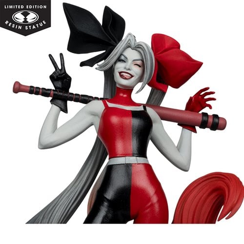 DC Direct Harley Quinn by Alex Garner Harley Quinn: Red, White, and Black 1:10 Scale Resin Statue