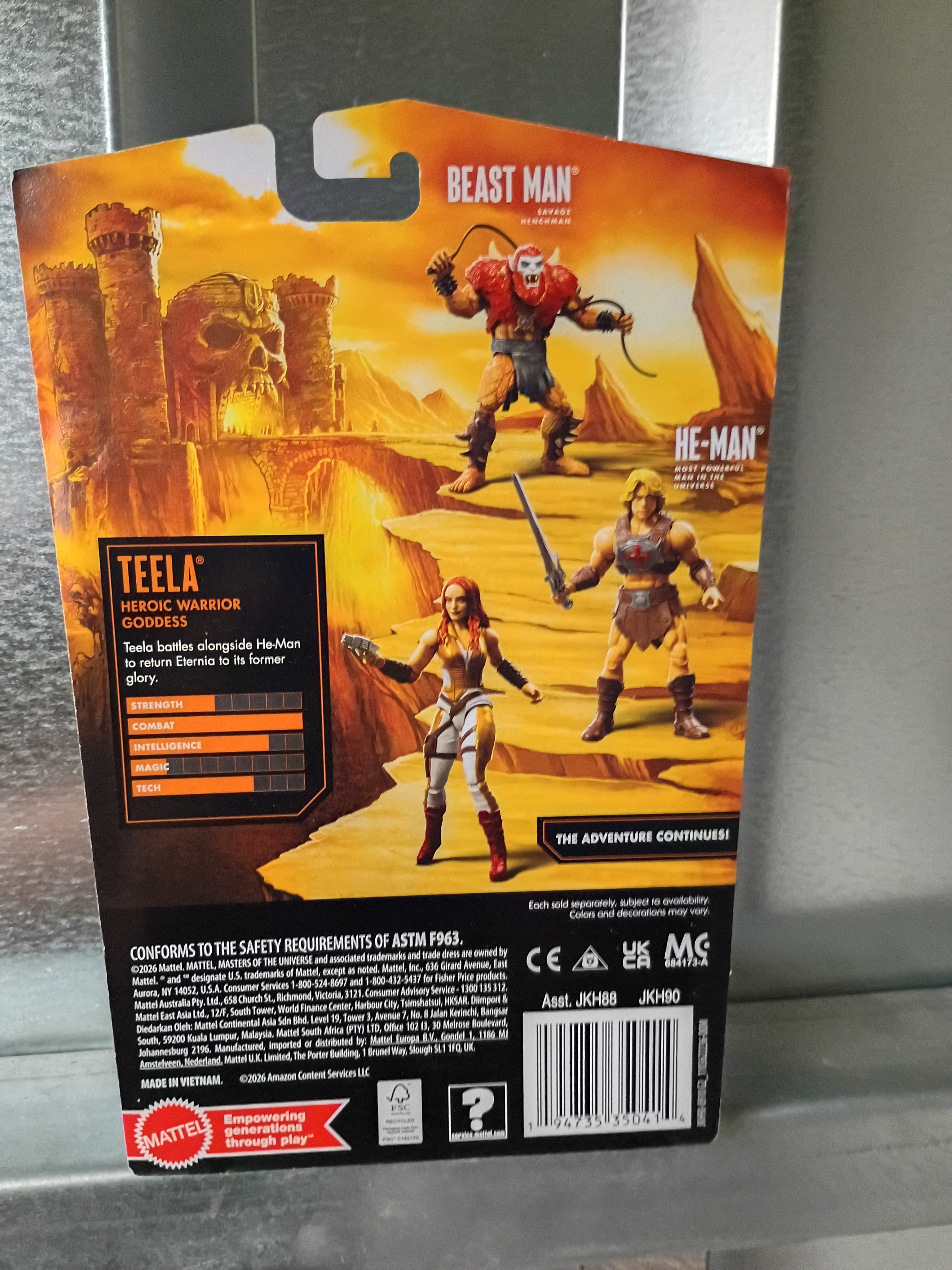 Masters of the Universe 2026 Kid Core Wave 1 Teela Action Figure