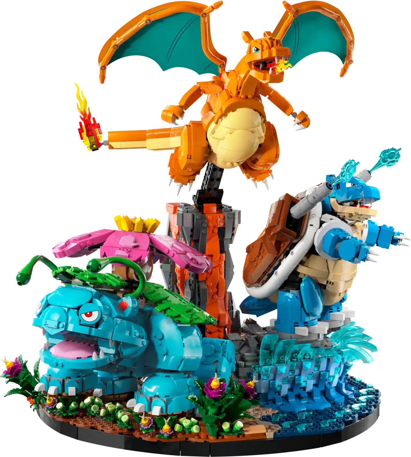 Preorder LEGO® Pokémon™ Venusaur, Charizard & Blastoise