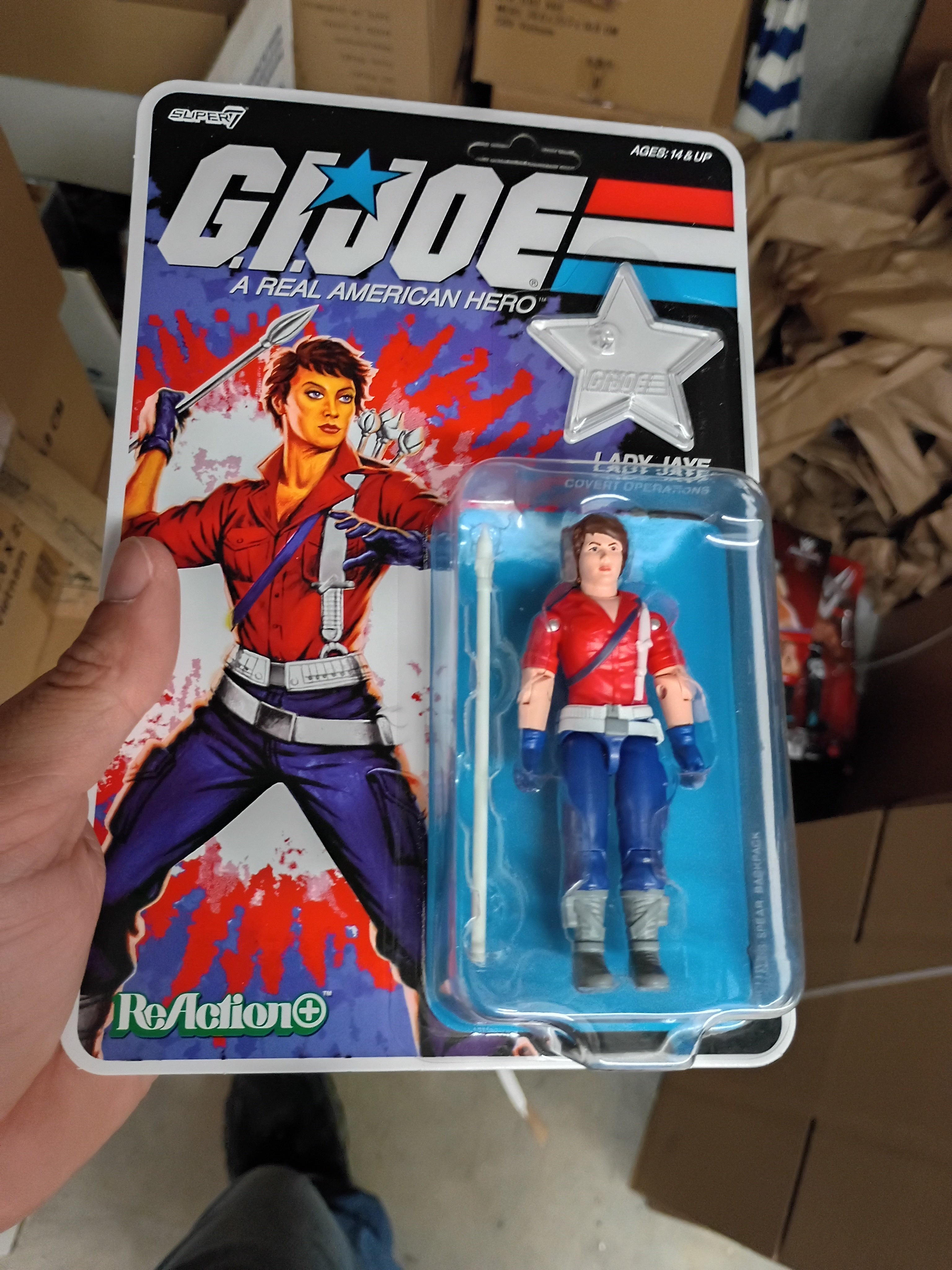 G.I. Joe Lady Jaye (America's 250th Anniversary) 3 3/4-Inch ReAction+ Figure: