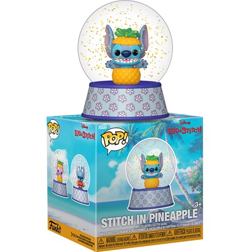 Lilo & Stitch Mini Glitter Globe