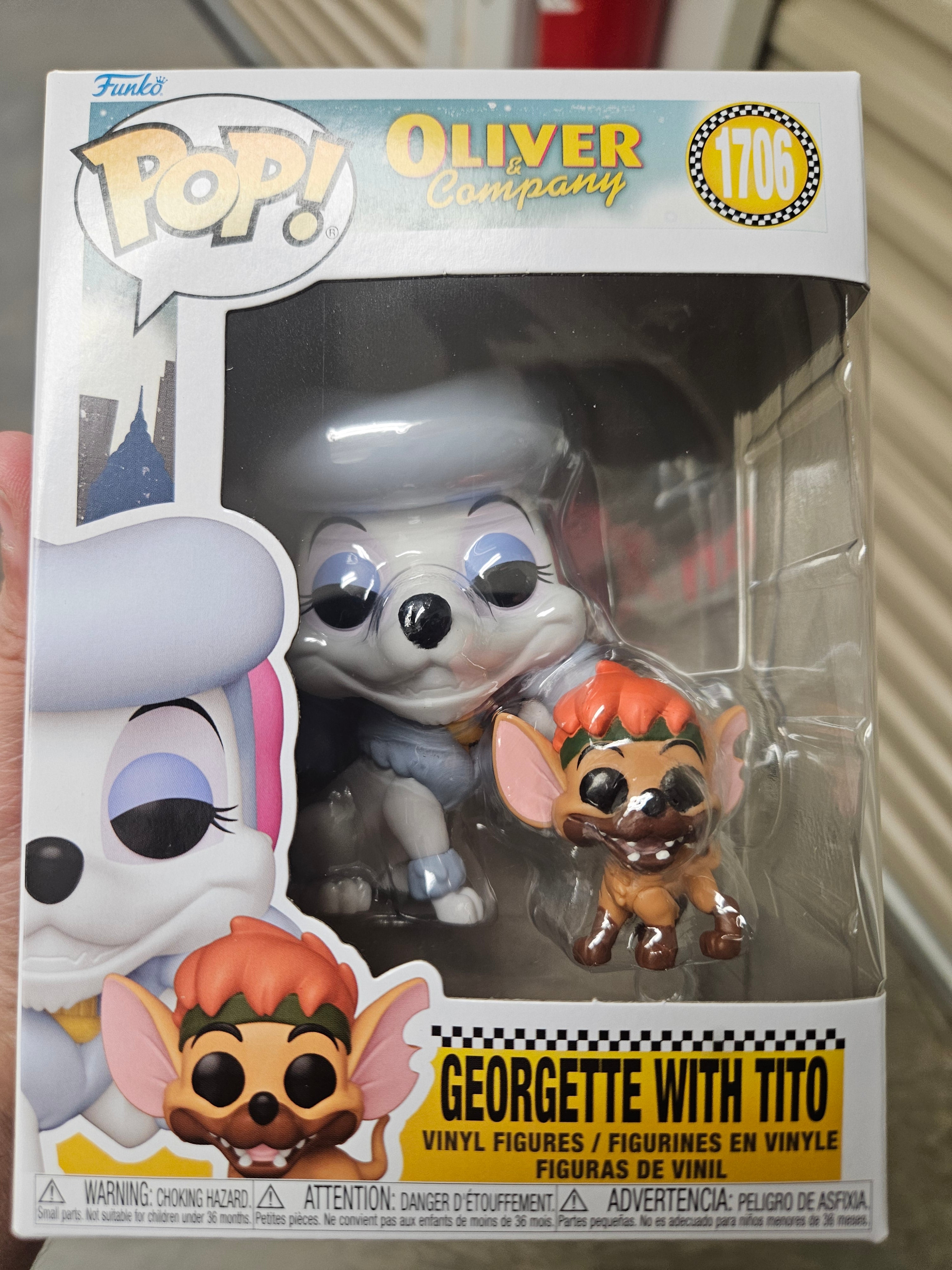 Oliver and Company Georgette with Tito Funko Pop! Vinyl Figure and Buddy #1706