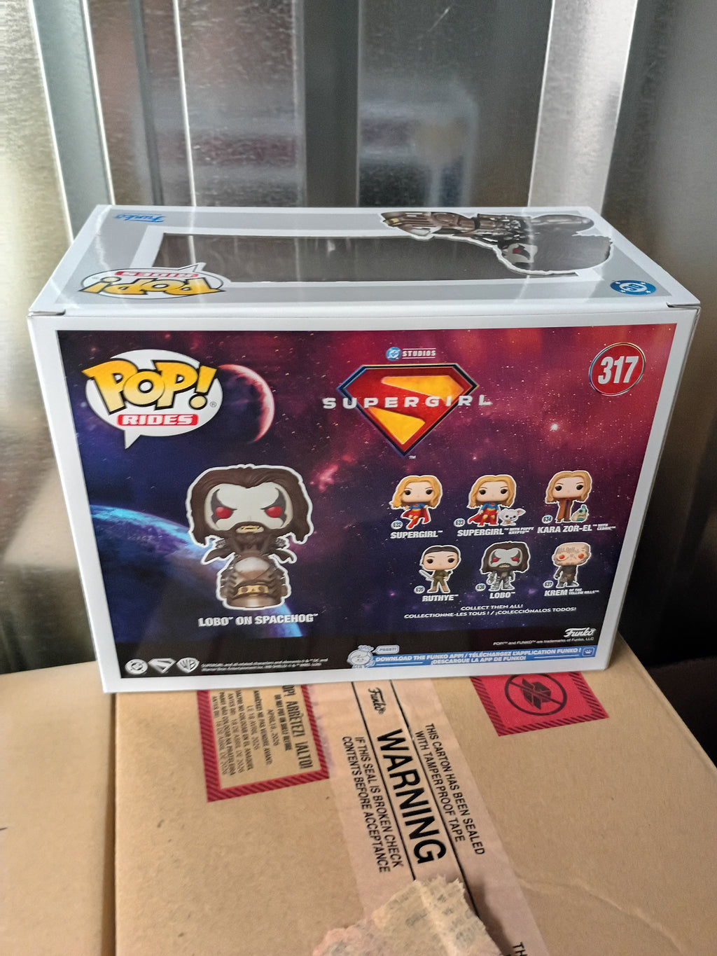 Supergirl (2026) Lobo on The Spacehog Funko Pop! Ride #317
