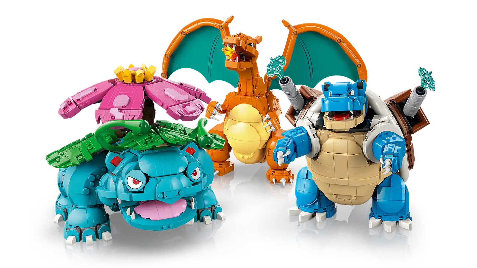 Preorder LEGO® Pokémon™ Venusaur, Charizard & Blastoise
